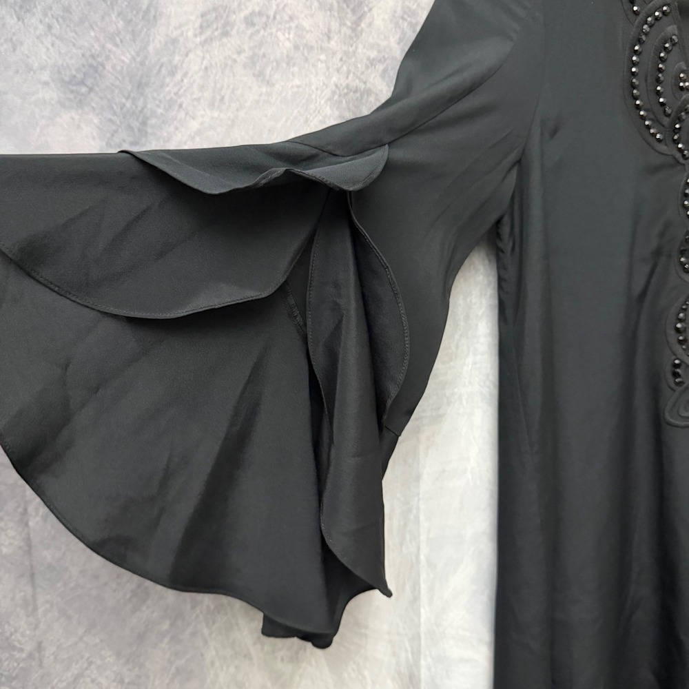 Lilly Pulitzer Tatiana Stretch Silk Dress Onyx Black NWT LBD XXS 000632 - Picture 3 of 9